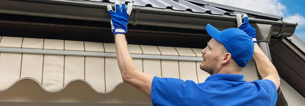 Service lines like gutter work add steady revenue between the big jobs.