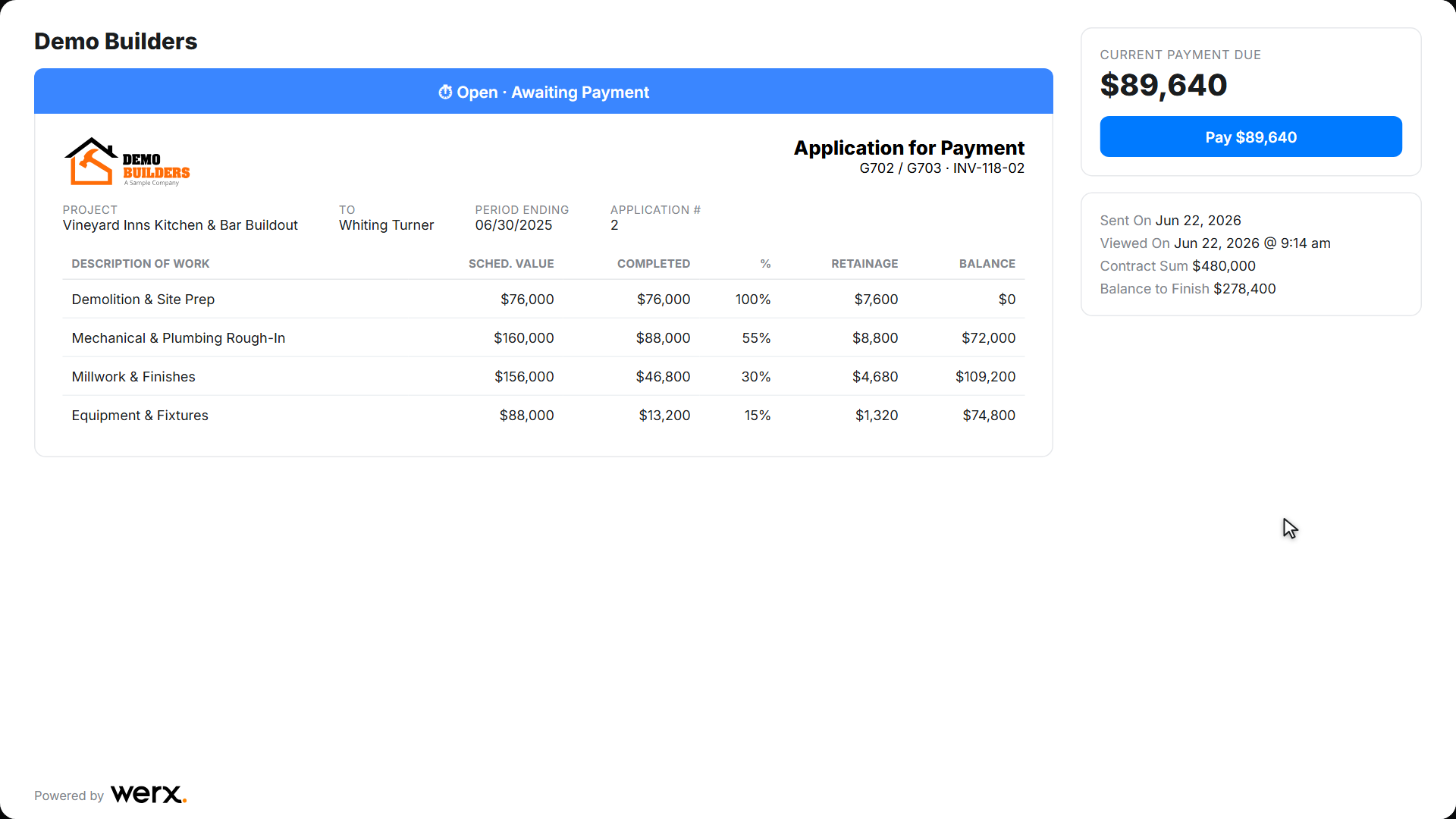 features aia billing pay online