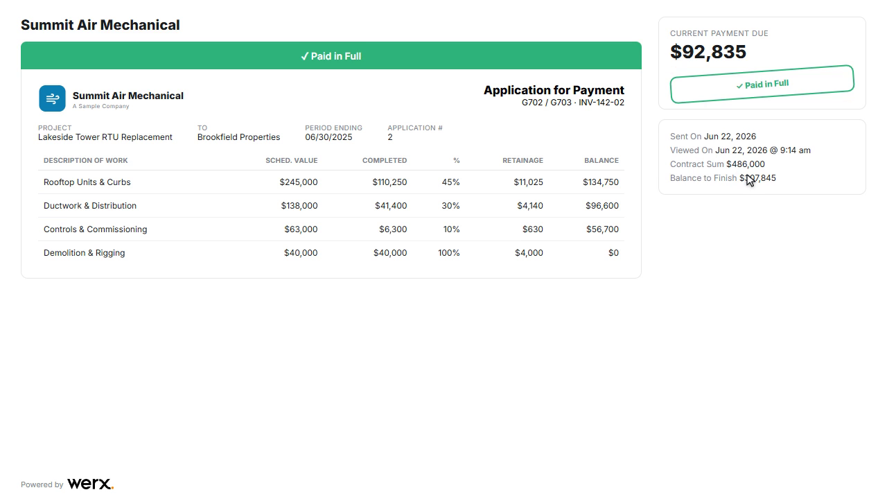 hvac aia paid portal
