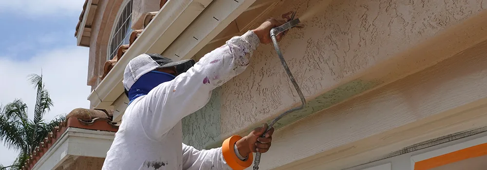 A painter partway through a job; a progress payment like this calls for a conditional waiver, not a final release